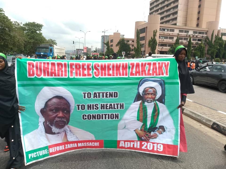  free zakzaky protest in abuja on tue the 28 th of may 2019